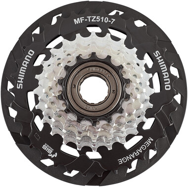 SHIMANO MF-TZ510 7S Cassette Freehub with Spoke Protection 0